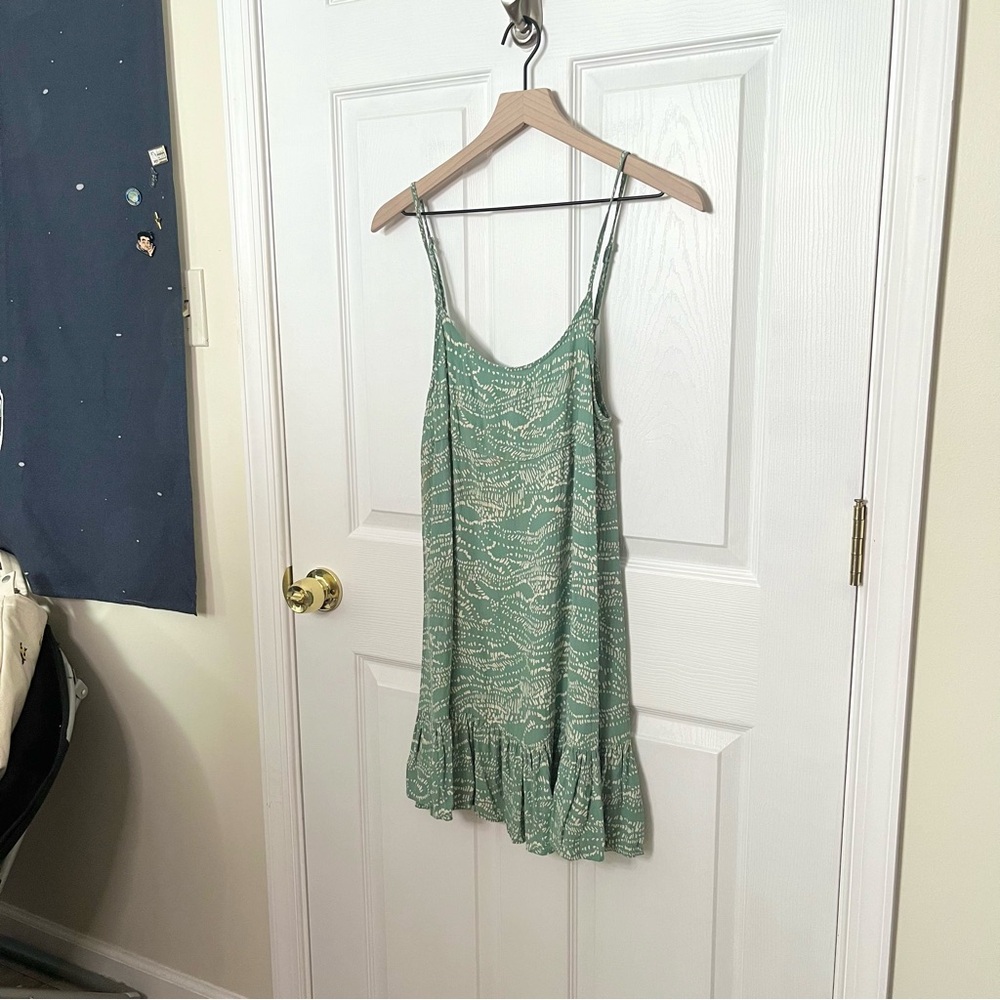 ✧･ﾟuo green boho dress